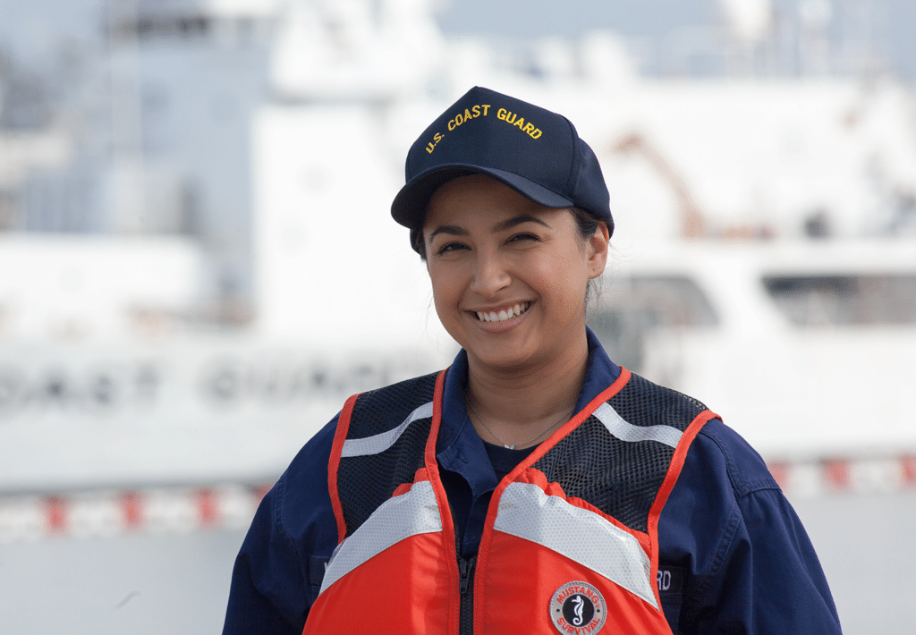 US coast guard member